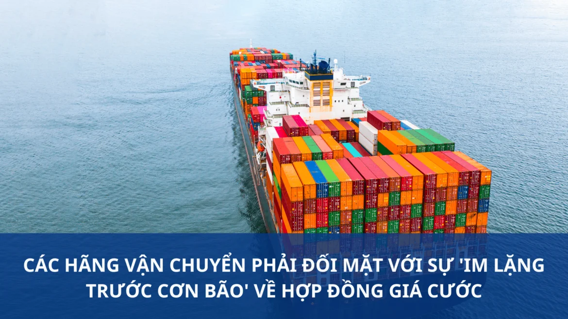 Các hãng vận tải biển phải đối mặt với sự ‘im lặng trước cơn bão’ về hợp đồng giá cước